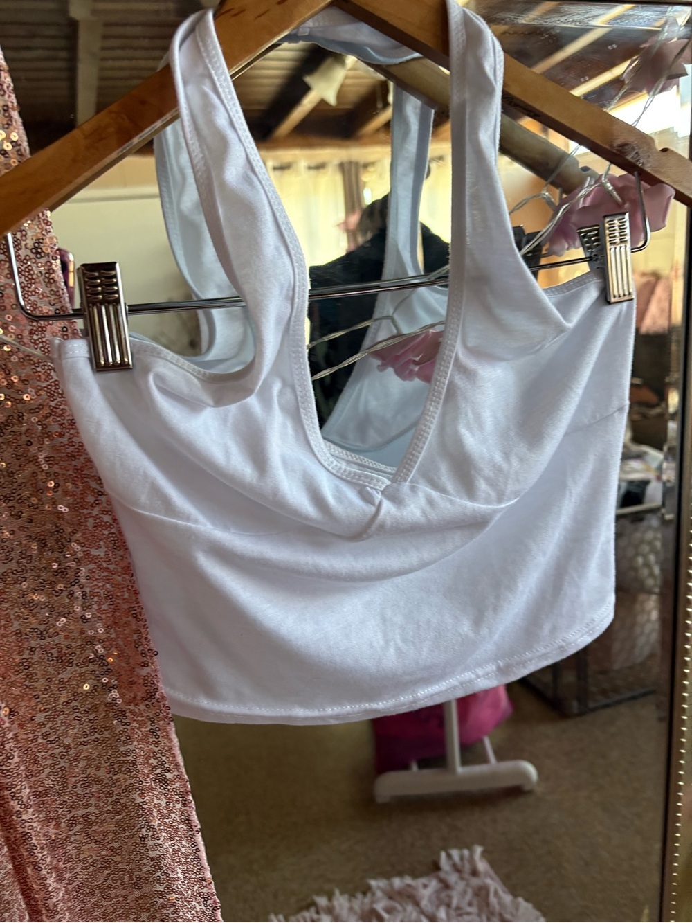 White Women's Cropped Tank Top - Everyday Essential